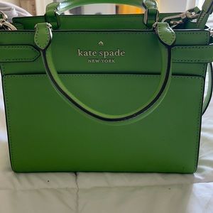 Green kate Spade purse